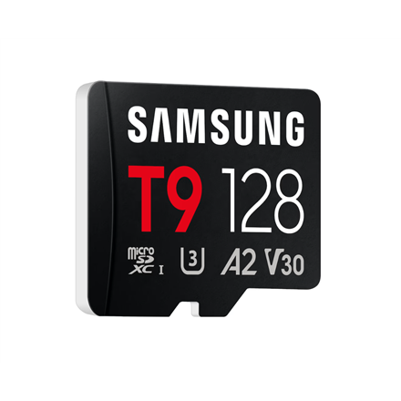 Samsung T9 | MicroSD Card | 128 GB | microSDXC | Flash memory class U3, V30, A2