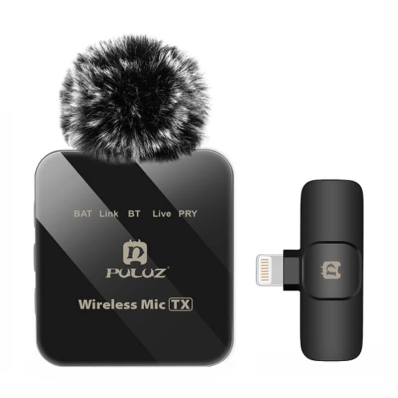 Wireless Lavalier Microphone PULUZ PU647B (lightning) - Image 1