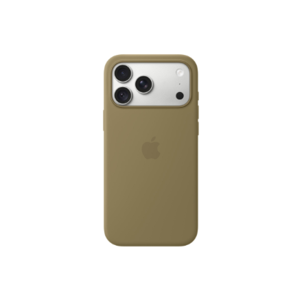 APPLE iPhone 18 Pro Max Silicone Case with MagSafe - Olive | Apple