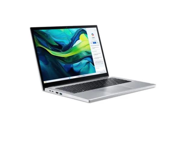 Notebook ACER Aspire Go Spin 14 AGSP14-31PT-C72L CPU Intel N-Series N150 800 MHz 14" Touchscreen 1920x1200 RAM 16GB LPDDR5 SSD 512GB IntelGraphics Integrated ENG Windows 11 Home Pure Silver 1.54 kg NX.J3UEL.001