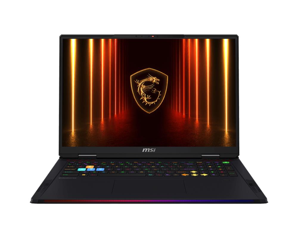 Notebook MSI Raider A18HX A9WJG CPU Ryzen 9 9955HX3D 2500 MHz 18" 3840x2400 RAM 64GB DDR5 5600 MHz SSD 2TB NVIDIA GeForce RTX 5090 24GB ENG Card Reader SD Express Windows 11 Home Black 3.6 kg RAIDERA18HXA9WJG-014NL