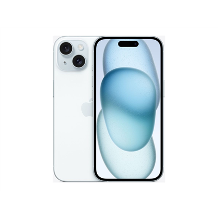 Apple | iPhone 15 | Blue | 6.1 " | Super Retina XDR display | 2556 x 1179 pixels | Apple | A16 Bionic | Internal RAM 6 G