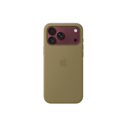 APPLE iPhone 18 Pro Max Silicone Case with MagSafe - Olive | Apple