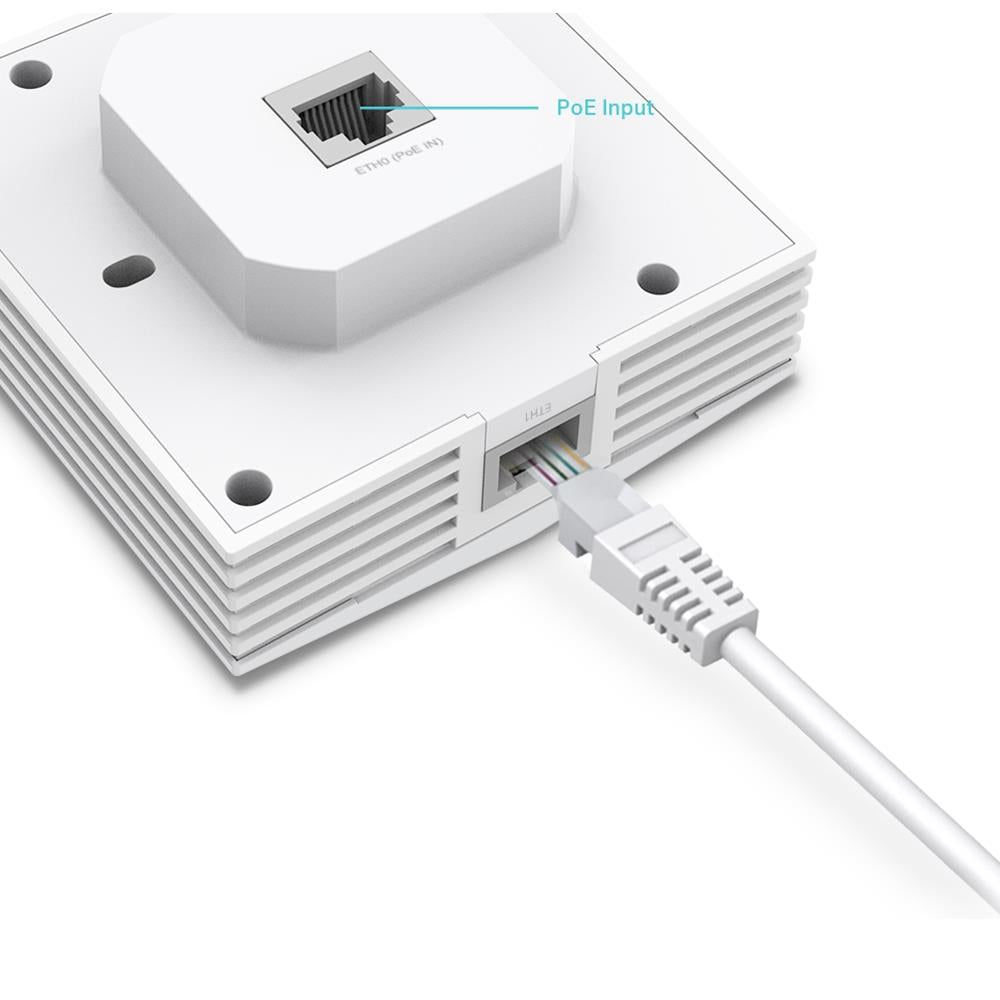 Access Point TP-LINK Omada 3000 Mbps IEEE 802.11a IEEE 802.11b IEEE 802.11g IEEE 802.11n IEEE 802.11ac IEEE 802.11ax 1x10/100/1000M Number of antennas 2 EAP650-WALL