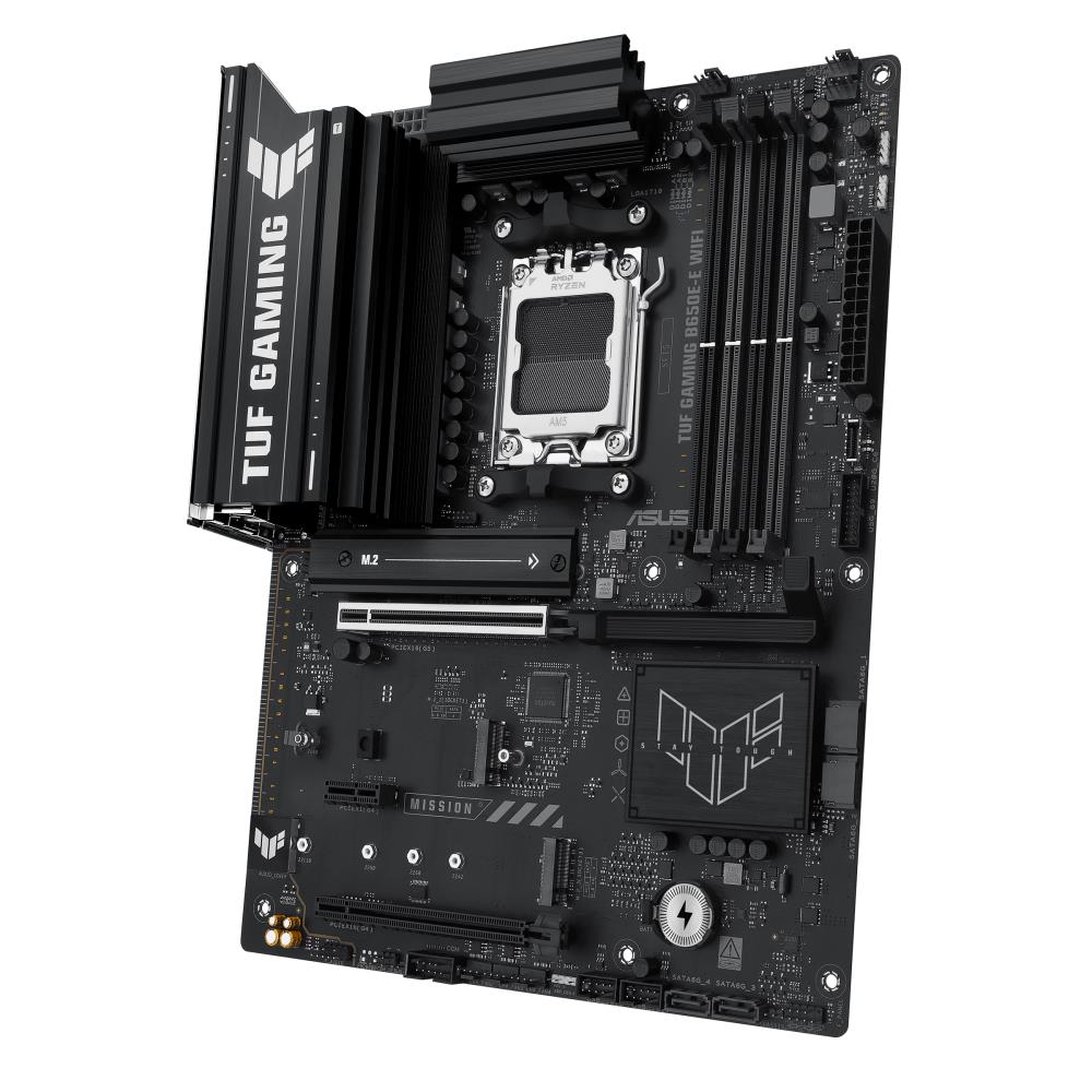 Mainboard ASUS AMD B650 ATX Memory DDR5 Memory slots 4 1xPCI-Express 4.0 1x 1xPCI-Express 4.0 16x 1xPCI-Express 5.0 16x 3xM.2 1xHDMI 1xDisplayPort 3xUSB 2.0 3xUSB 3.2 2xUSB-C 3xAudio port TUFGAMINGB650E-EWIFI