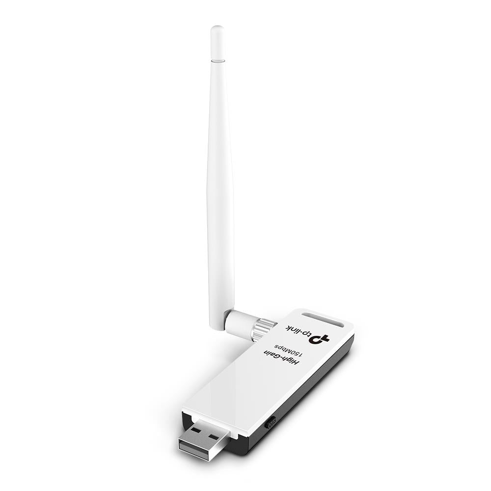 WRL ADAPTER 150MBPS USB HIGH/GAIN TL-WN722N TP-LINK