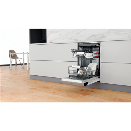 Whirlpool Dishwasher | WSBO 3O34 PF X | Built-in | Width 45 cm | Number of place settings 10 | Number of programs 8 | En