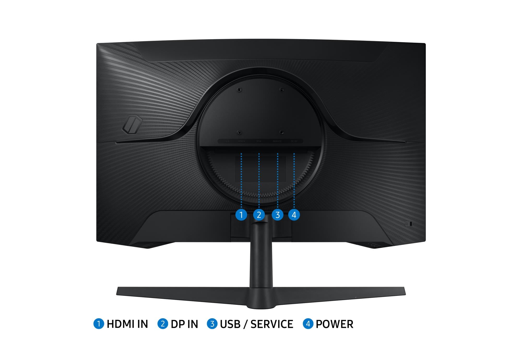 LCD Monitor SAMSUNG LS27CG552EUXEN 27" Gaming/Curved Panel VA 2560x1440 16:9 165 Hz Matte 1 ms Height adjustable Colour Black LS27CG552EUXEN