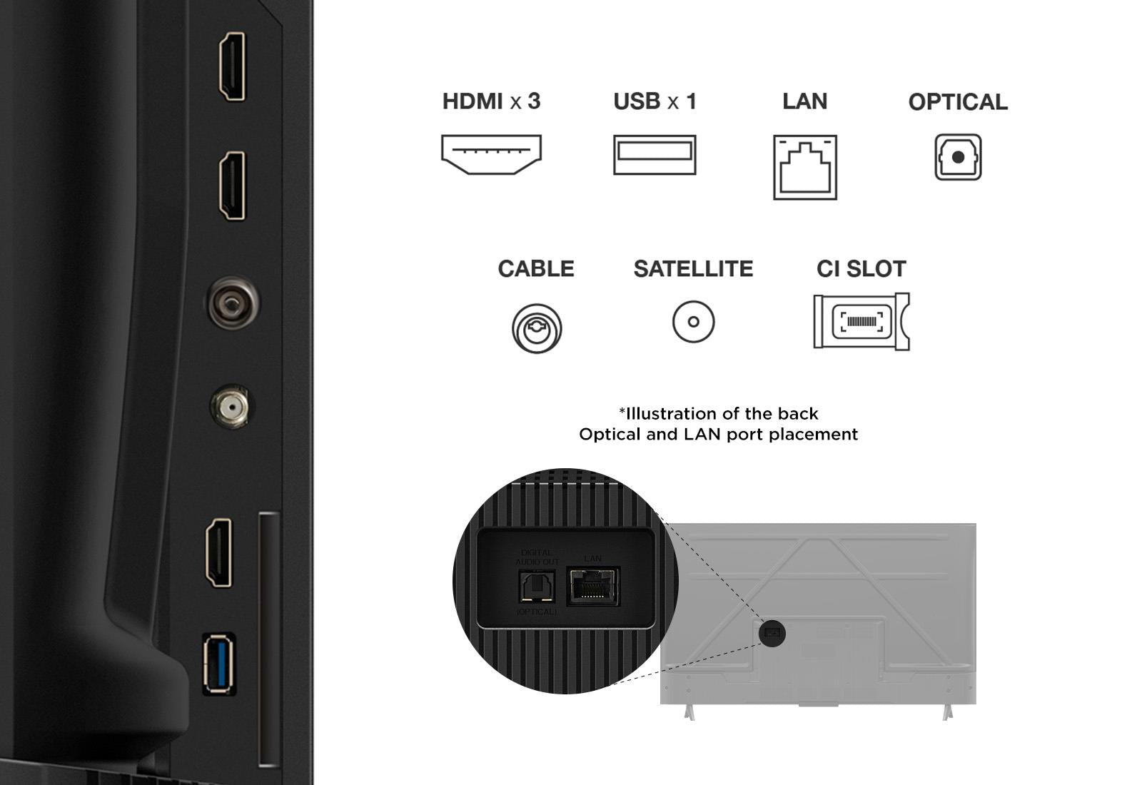 TV Set TCL 50 " 4K Ultra HD 3840 x 2160 pixels Flat 16:9 DLED 50V6C