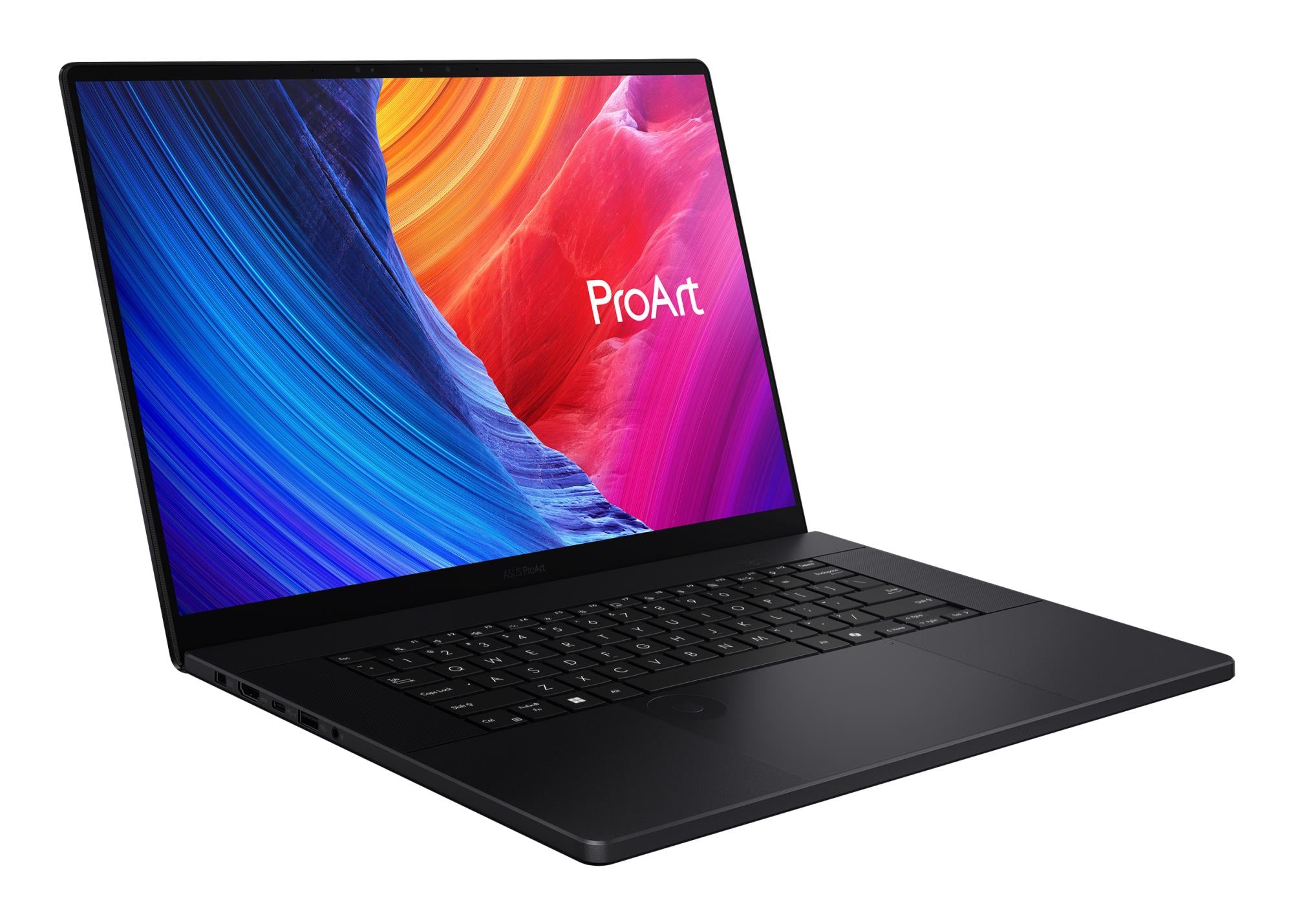 Notebook ASUS ProArt H7606WP-SR231X Copilot+ PC CPU AMD Ryzen AI 9 HX 370 2 GHz 16 " 2880 x 1800 pixels Yes RAM 64 GB LPDDR5x-SDRAM SSD 2000 GB Discrete graphics NVIDIA GeForce RTX 5070 8 GB On-board graphics Yes OS installed Windows 11 Pro Colour Black