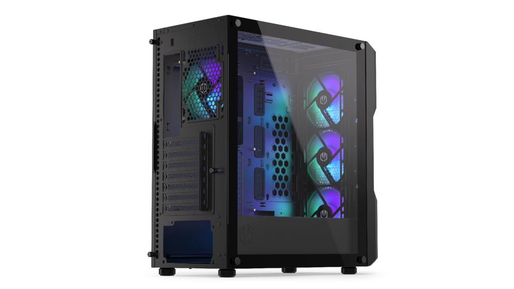 Case ENDORFY Regnum 400 ARGB MidiTower Case product features Transparent panel Not included ATX MicroATX MiniITX Colour Black EY2A009