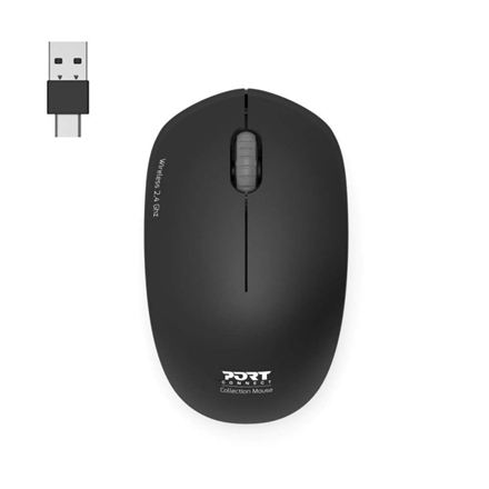 PORT CONNECT Mouse | Collection II | Wireless | 2.4 GHz | Black