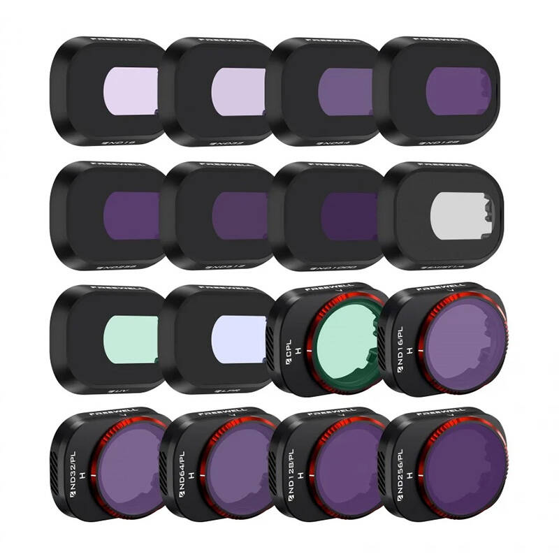 Set of 16 filters Freewell for DJI Mini 4 Pro drone - Image 1