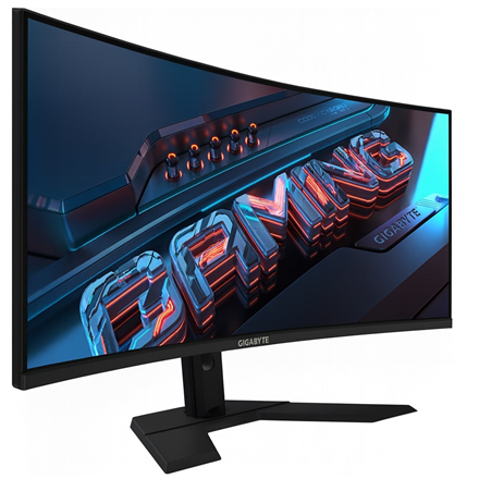 Gigabyte | GS34WQC A | 34 " | SS VA | WQHD | 120 Hz | 1 ms | 3440 x 1440 pixels | 300 cd/m² | HDMI ports quantity 1