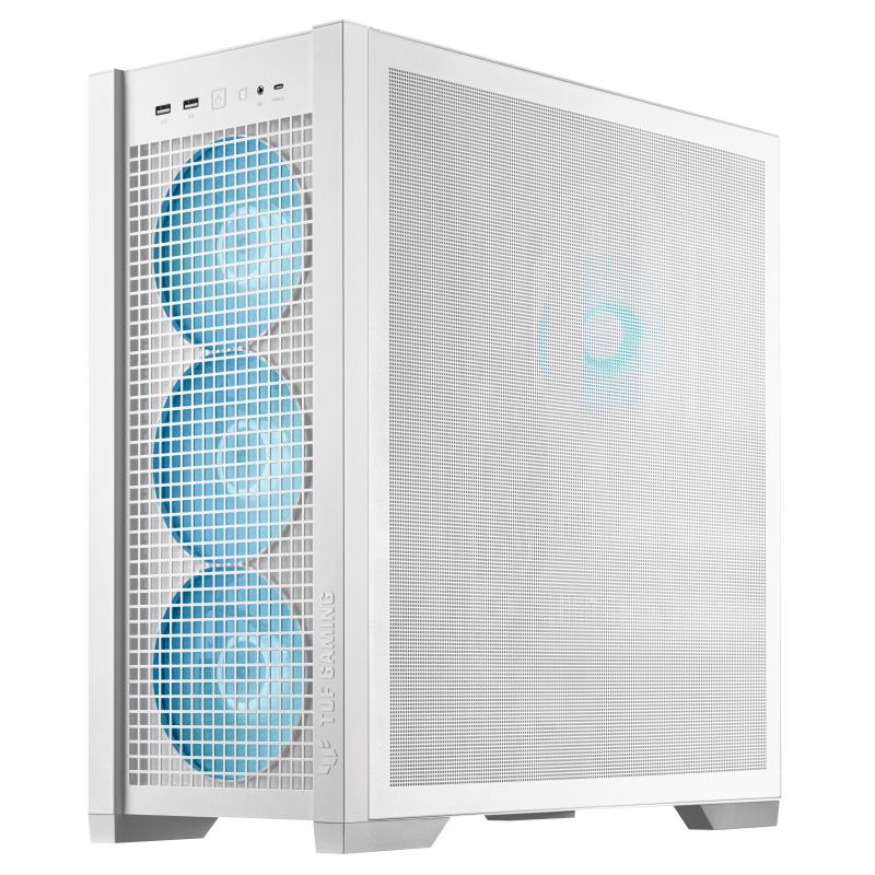Case ASUS TUF Gaming GT302 ARGB MidiTower Case product features Transparent panel Not included ATX EATX MicroATX MiniITX Colour White TUFGAMINGGT302ARGB