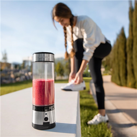 Cecotec Smoothie Blender | WanderlustMix USB | Portable | 126 W | Jar capacity 0.4 L | Ice crushing | Inox