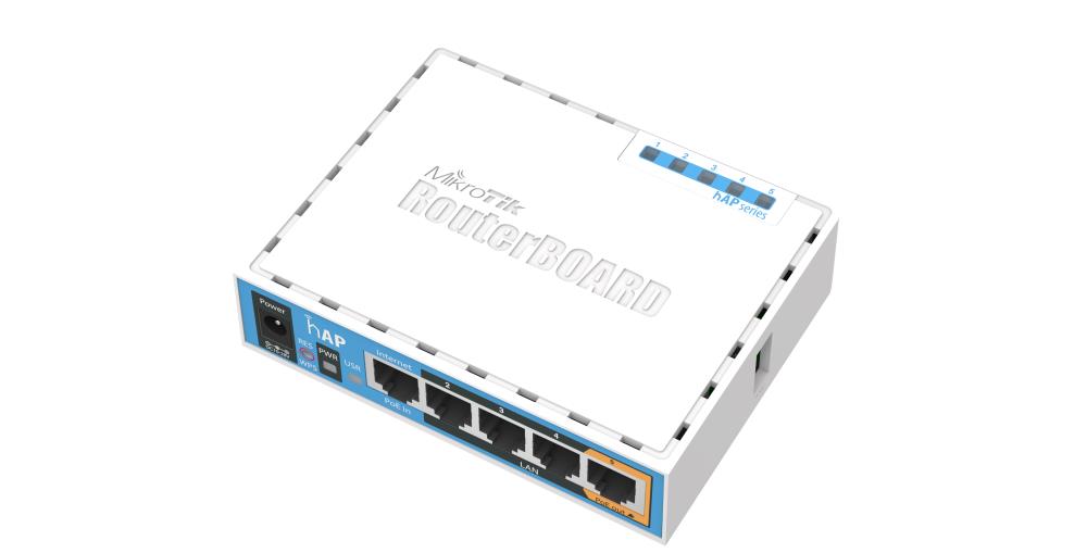 Access Point MIKROTIK IEEE 802.11b IEEE 802.11g IEEE 802.11n 1xUSB 2.0 5x10/100M RB951UI-2ND