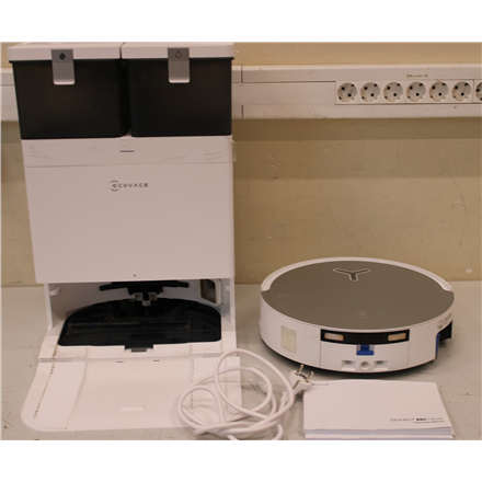 SALE OUT. Ecovacs DEEBOT X8 OMNI Vacuum cleaner, Robot, Wet&Dry, 18000Pa, TruEdge 2.0, AIVI 3D 3.0, YIKO-GPT, White+Auto