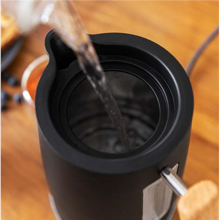 Cecotec Kettle | ThermoSense 400 | Electric | 3000 W | 1.7 L | Stainless steel | 360° rotational base | Black