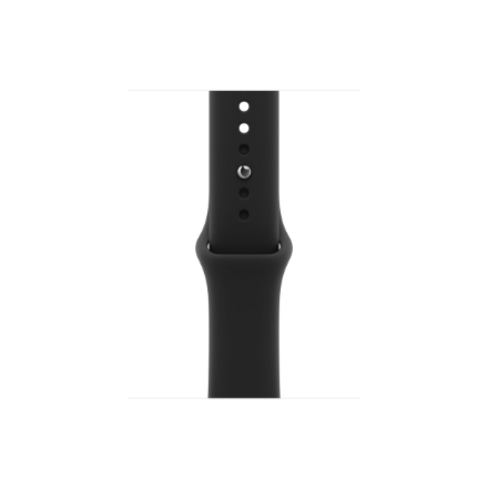 Apple Watch Series 12 GPS + Cellular 42mm Black Aluminium Case with Black Sport Band - S/M | Apple