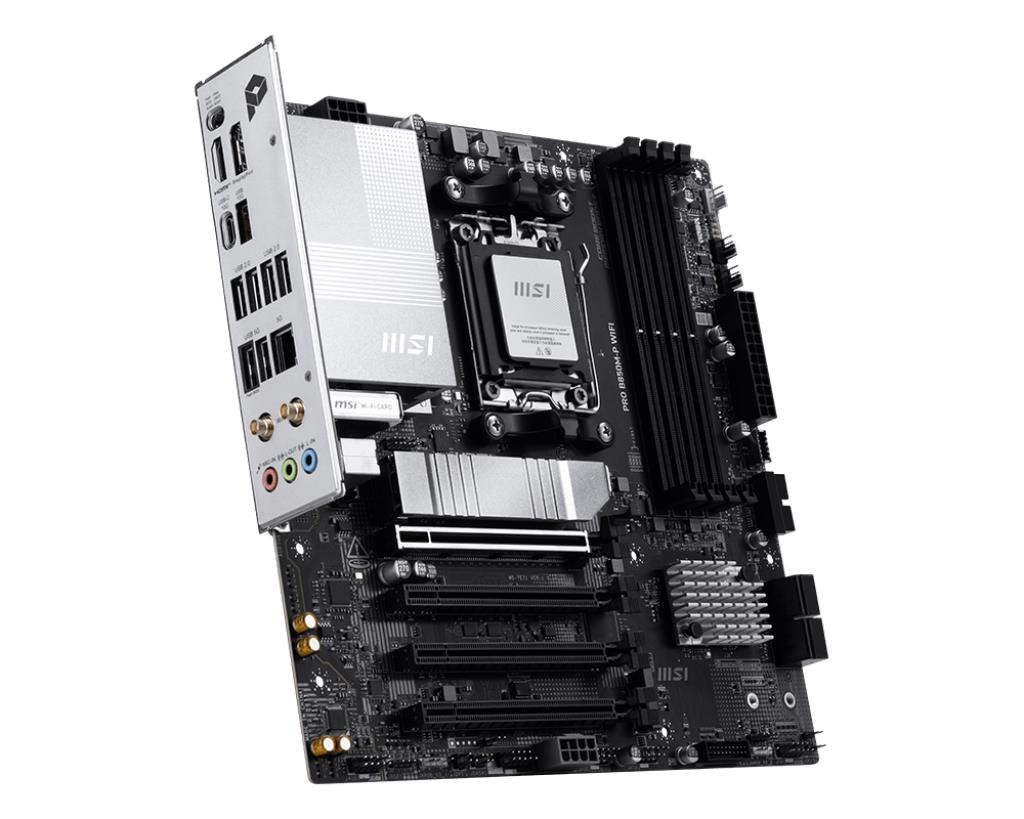 Mainboard MSI AMD B850 SAM5 Micro-ATX Memory DDR5 Memory slots 4 PROB850M-PWIFI
