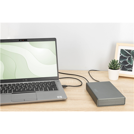 Digitus USB 3.0 hard disk enclosure, 3.5", SATA, 16TB, aluminum | DA-71106-1