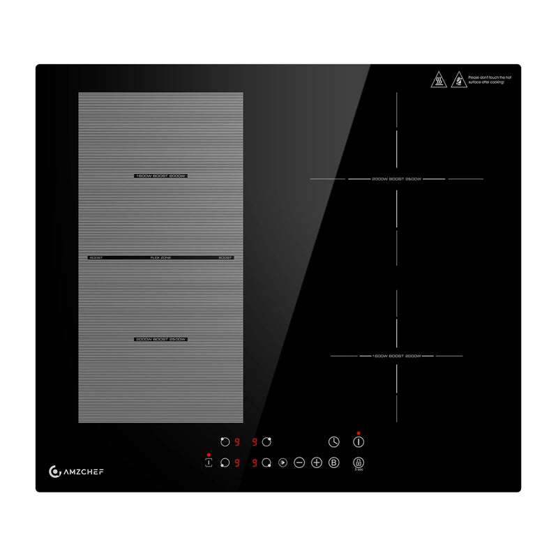 AMZCHEF CE-FS-I72S-FFDD07 4-zone induction cooktop - Image 1