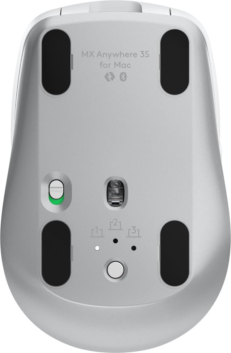 MOUSE USB WRL MX ANYWHERE 3S/MAC PALE 910-006946 LOGITECH