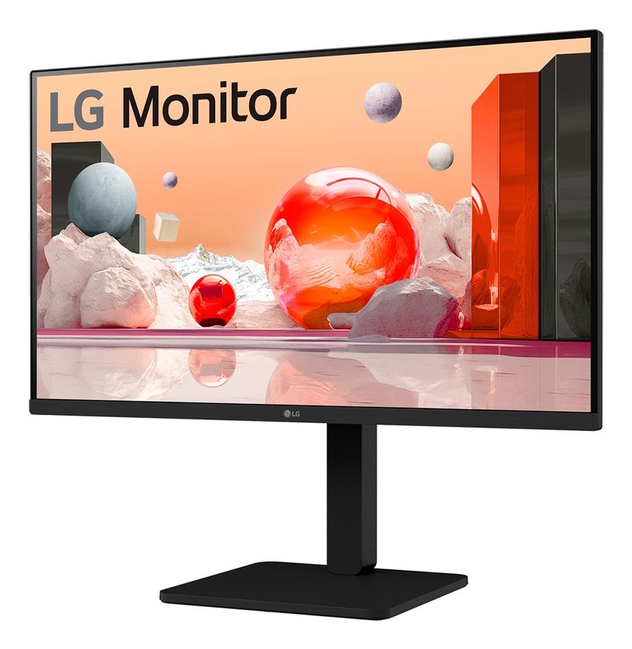 LCD Monitor LG 27" Panel IPS 1920x1080 16:9 100Hz Matte Speakers Swivel Pivot Height adjustable Tilt Colour Black 27BA550-B