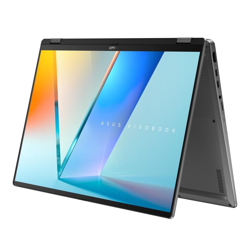 Ultrabook ASUS VivoBook Flip TP3607SA-RJ033W CPU Core Ultra u7-256V 2200 MHz 16" Touchscreen 2880x1800 RAM 16GB LPDDR5x SSD 1TB Intel Arc Graphics Integrated ENG Card Reader Micro SD Windows 11 Home Grey 1.78 kg 90NB1511-M001U0