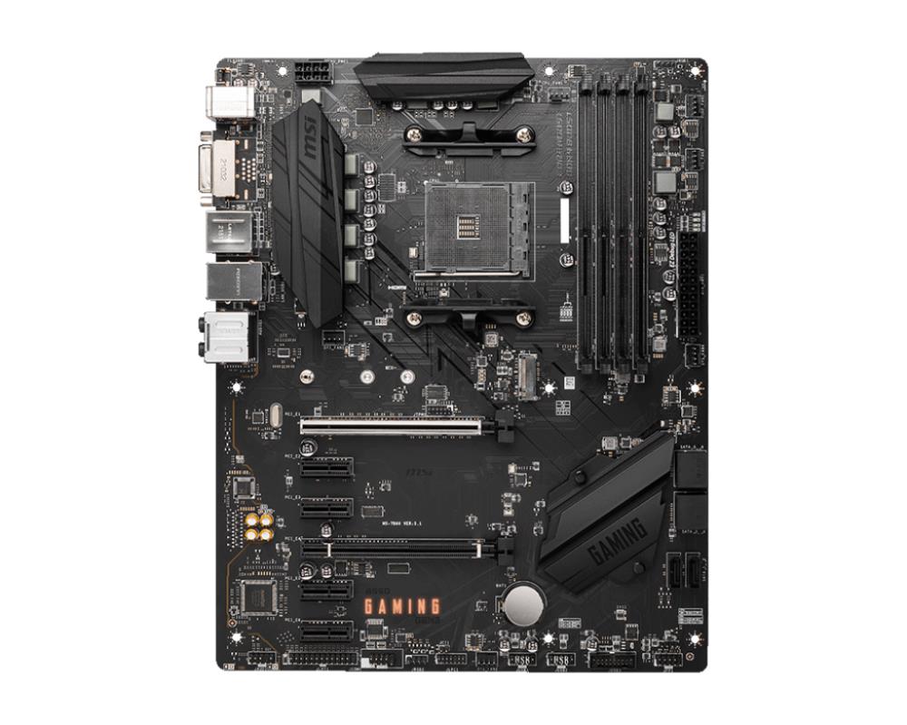 Mainboard GIGABYTE AMD B550 SAM4 Micro-ATX Memory DDR4 Memory slots 4 1xPCI-Express 3.0 1x 1xPCI-Express 3.0 4x 1xPCI-Express 4.0 16x 2xM.2 1xDVI-D 1xHDMI 2xAudio-In 1xAudio-Out 4xUSB 2.0 4xUSB 3.2 1xPS/2 1xRJ45 B550MAORUSELITE1.3