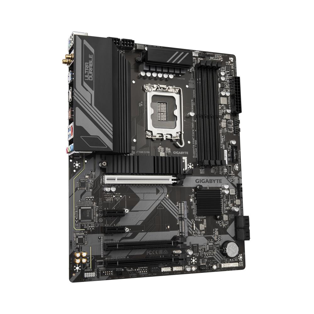 Mainboard GIGABYTE Intel Z790 LGA1700 ATX Memory DDR5 Memory slots 4 2xPCI-Express 3.0 1x 1xPCI-Express 3.0 16x 1xPCI-Express 4.0 16x 1xPCI-Express 5.0 16x 3xM.2 1xHDMI 1xDisplayPort 2xUSB 2.0 5xUSB 3.2 1xUSB-C 1xPS/2 1xRJ45 3xAudio port Z790DAX