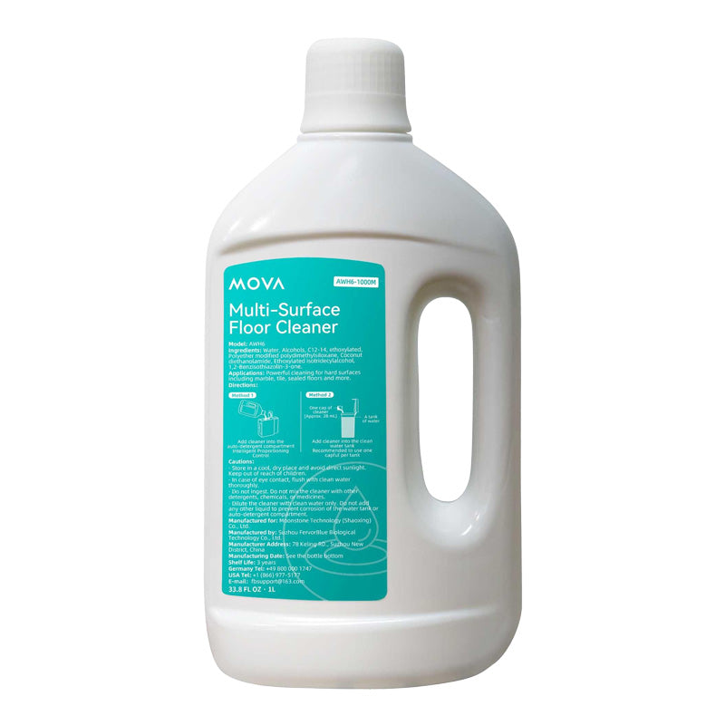 Multipurpose floor cleaner for MOVA P10 Ultra, P10 Pro Ultra, S20 Ultra, P20 Ultra, G30S Ultra, P50 PU, V50 U, P50s U, P50 U 1L - Image 1