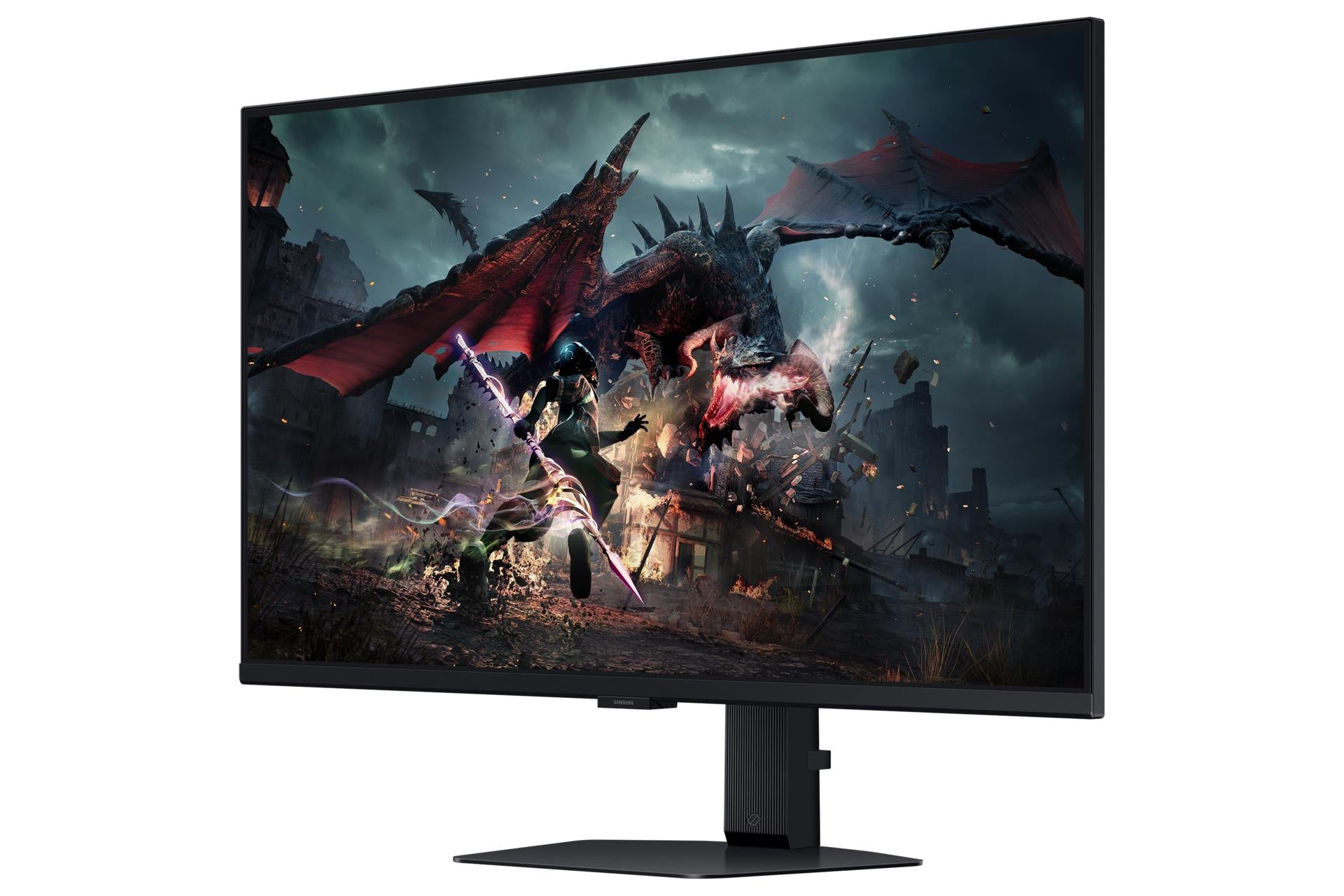 LCD Monitor SAMSUNG 32" Panel IPS 2560x1440 16:9 180Hz 1 ms Swivel Pivot Height adjustable Tilt Colour Black LS32DG500EUXEN