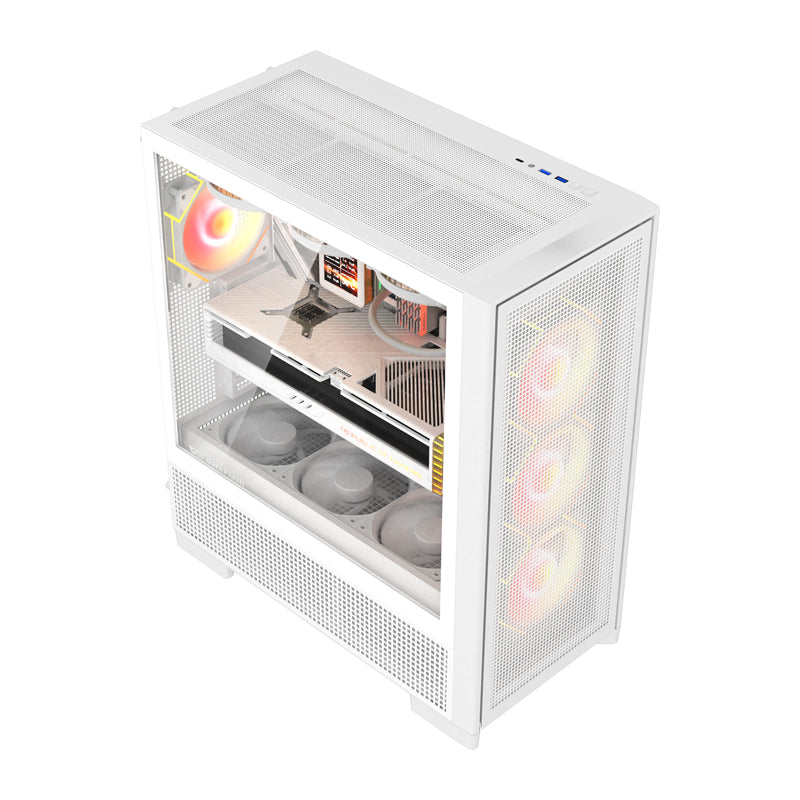 DarkFlash AIRNOVA computer case (white) + 3 fans - Image 5