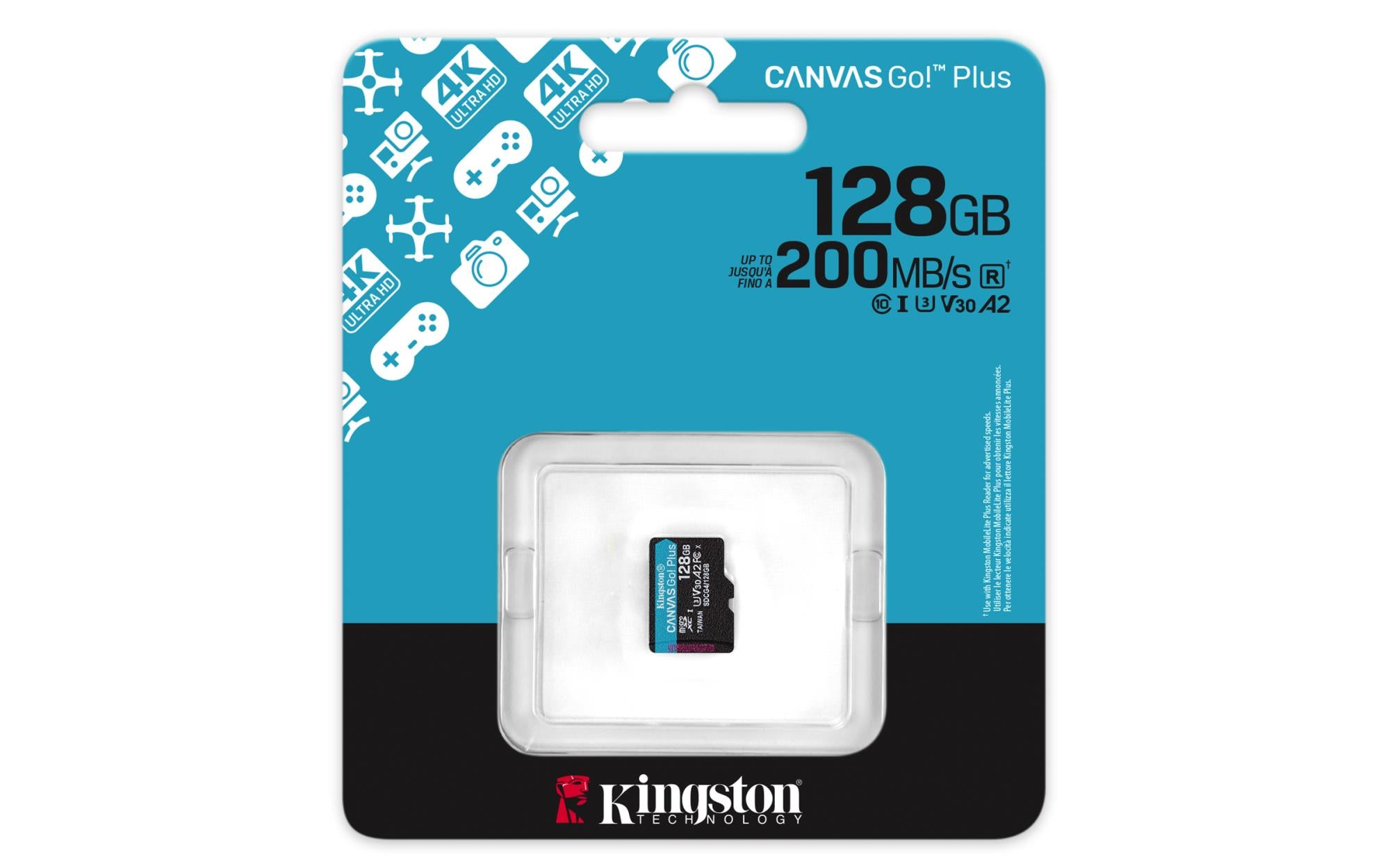 MEMORY MICRO SDXC 128GB UHS-I/SDCG4/128GBSP KINGSTON