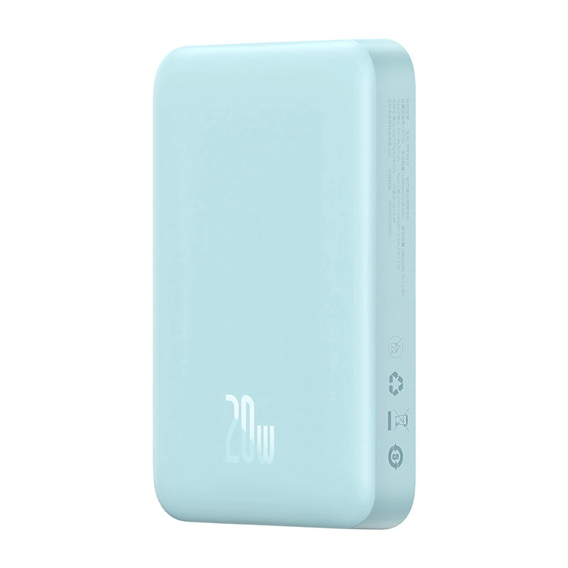 Powerbank Baseus Magnetic Mini 10000mAh, USB-C  20W MagSafe (blue) - Image 1
