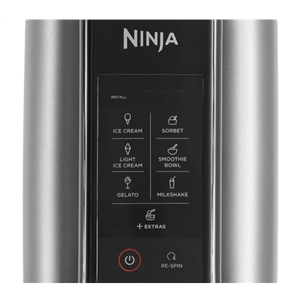 NINJA Ice Cream Maker | NC302EU CREAMi 7-in-1 | Power 800 W | Capacity 0.493 L | Black/Silver