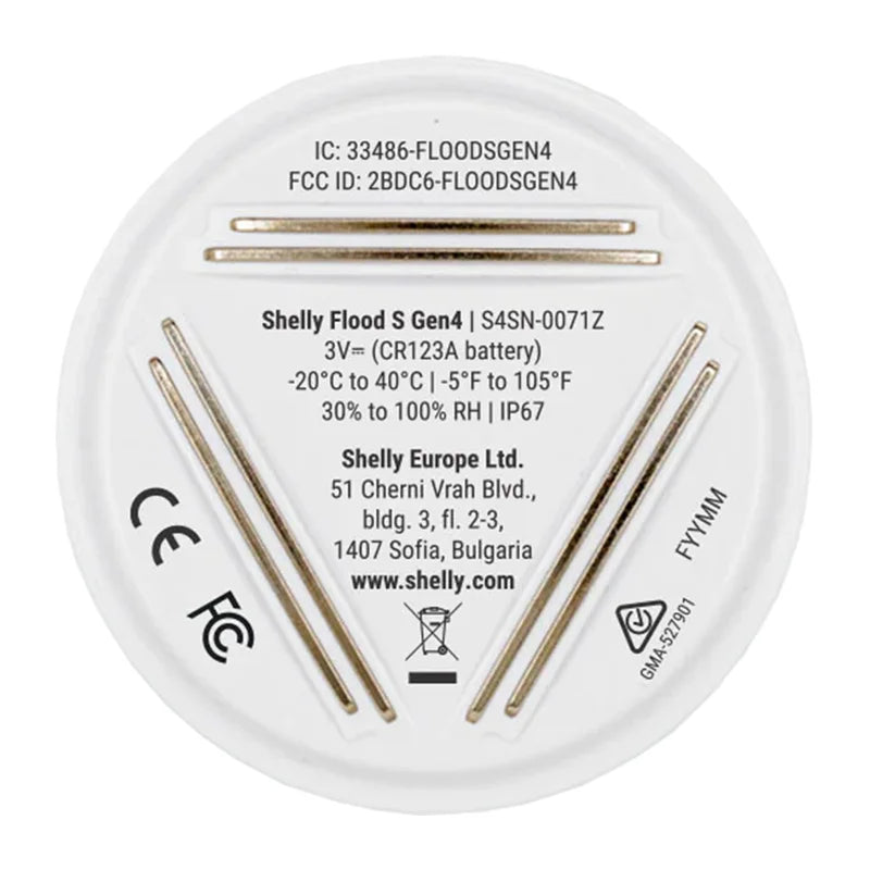 SHELLY Flood S Gen4 Smart Flood Sensor - Image 2