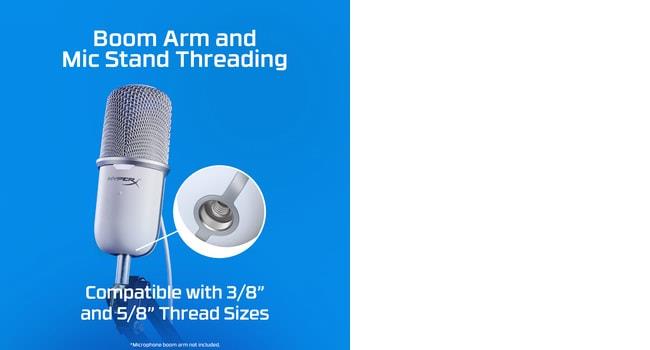 MICROPHONE HYPERX SOLOCAST/WHITE 519T2AA HYPERX