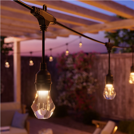Nanoleaf Essentials Matter Smart Multicolour Outdoor String Lights Expansion 15m | 16M+