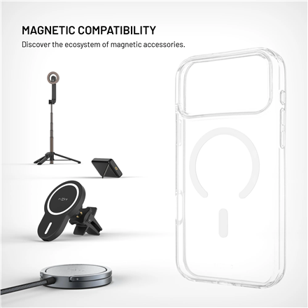 Fixed MagPure | Back cover | Apple | iPhone 18 Pro Max/17 Pro Max | TPU/PC | Clear | Magsafe