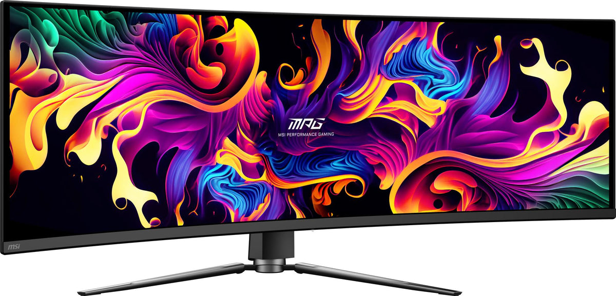 Monitor MSI 49 " 5120 x 1440 pixels Dual QHD Native aspect ratio 32:9 QD-OLED Curved MPG491CQPXQD-OLED