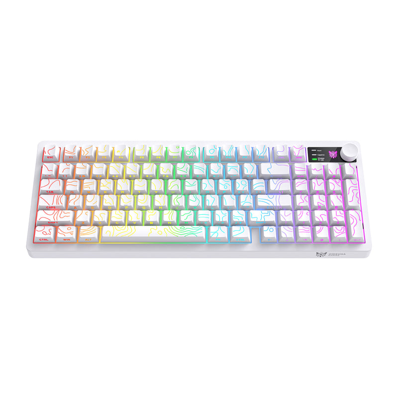 Onikuma MT902 Gaming Keyboard (White) - Image 1