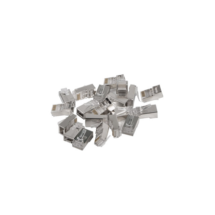 Lanberg | RJ45 CAT.6 FTP Plug 8P8C PASS Through Type, 100 pcs | PLS-6000EZ | Transparent