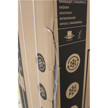 SALE OUT. Midea MDRB548MME46 Refrigerator, E, Freestanding, Combi, Height 186 cm, Fridge net 271L, Freezer net 130L, Gre