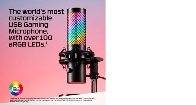 MICROPHONE HYPERX QUADCAST 2 S/BLACK 9A273AA HYPERX