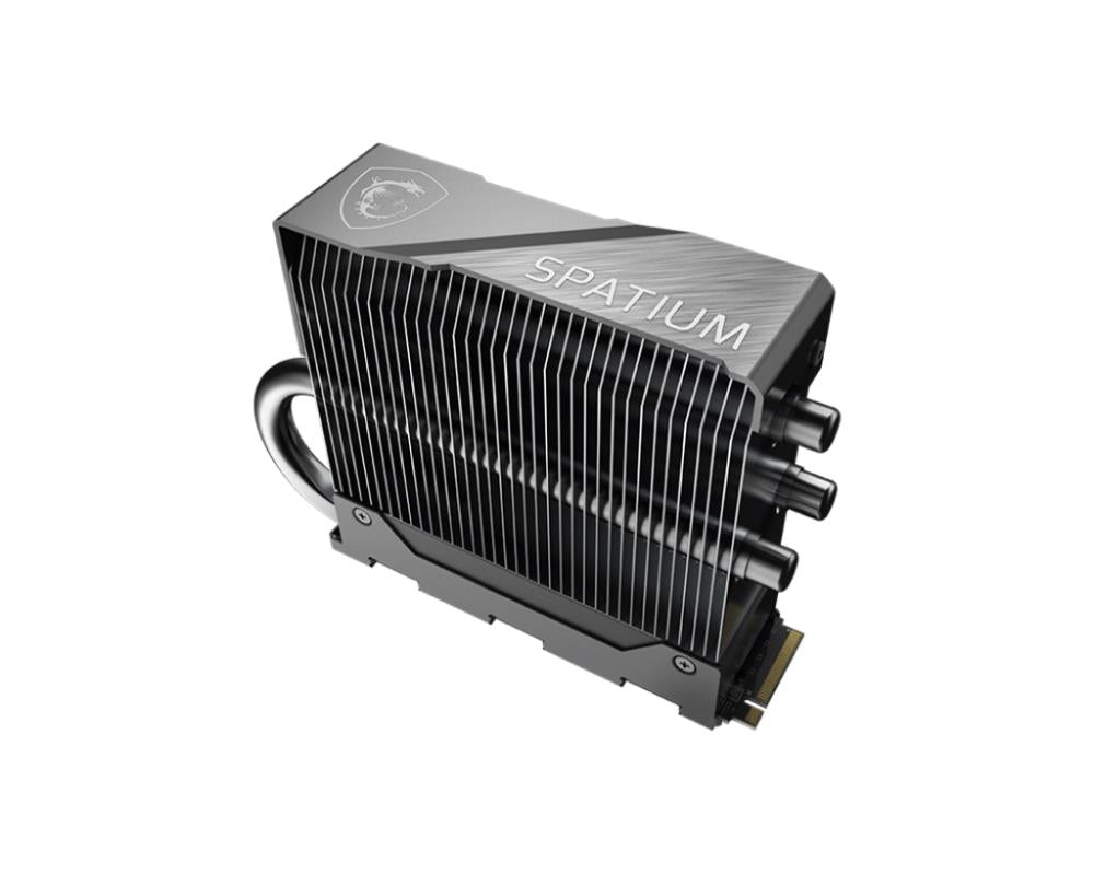 SSD MSI SPATIUM M580 FROZR 2TB M.2 PCIe Gen5 NVMe 3D NAND Write speed 12700 MBytes/sec Read speed 14600 MBytes/sec TBW 1400 TB MTBF 160000 hours S78-440Q780-P83