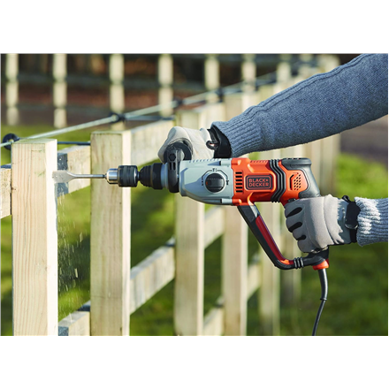 BLACK & DECKER Hammer drill, SDS-plus | BEHS02K-QS | 800 W