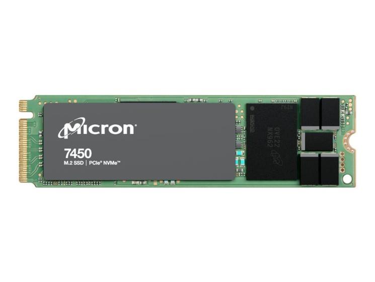 SSD MICRON 7450 PRO 400GB M.2 NVMe TLC Write speed 700 MBytes/sec Read speed 5000 MBytes/sec TBW 7450 TB MTBF 2000000 hours MTFDKBA400TFS-1BC1ZABYYR